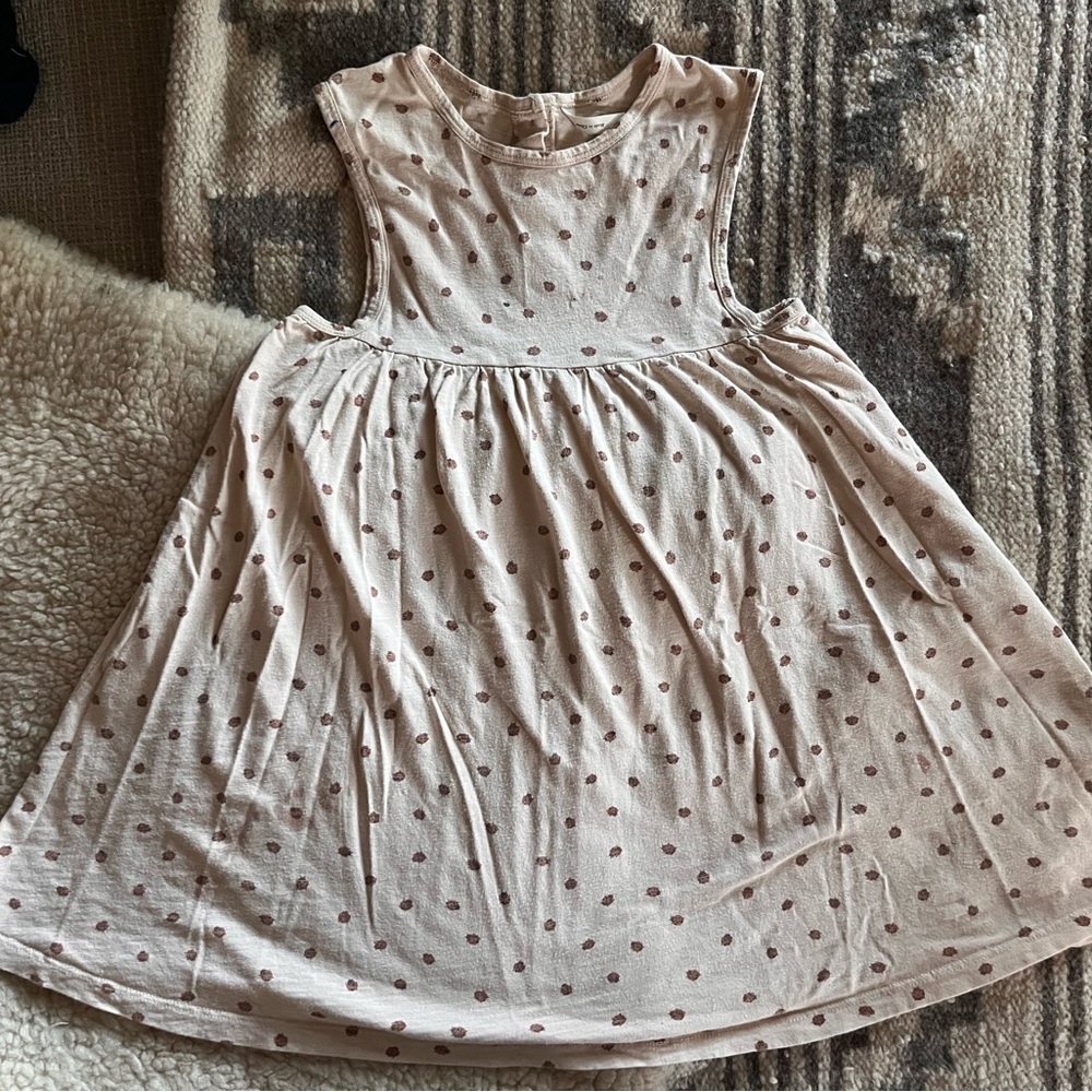 Rylee and Cru ladybug Sleeveless Kids Dress